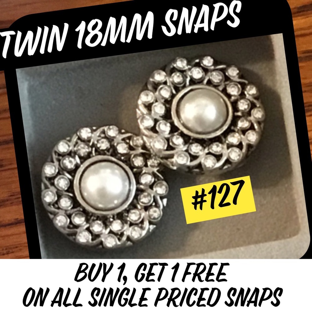 TWINS - Fit most 18mm Snap Jewelry BOGO ELIGIBLE
